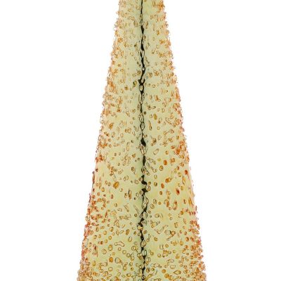 Κορυφη Χρυση Κωνικη Σαγρε Υ25,5cm Φ7cm