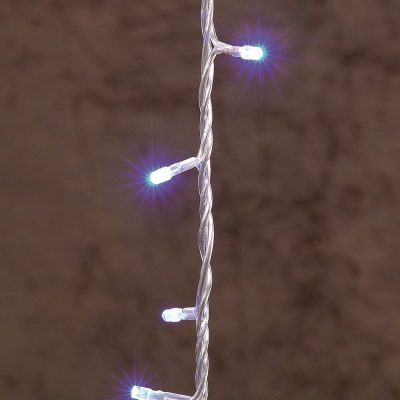 100Λ. LED Μπλε 8Προγ.Φωτισμου 5m +1,5m Καλωδιο