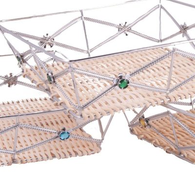 Συρματινο Καλαθι Με Μπιλια 6 Χρωματα 19x16x6cm