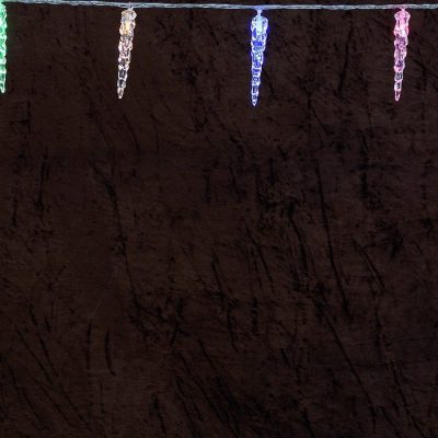40Λ.LED Χρωματιστα Σταλακτιτης Με Μετασχηματιστη 8Προγ. Φωτισμου 5,8m +3m Καλωδιο